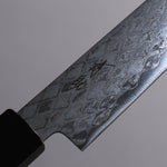 Seisuke AUS10 Miroir Croisé Kiritsuke Petty,Utilité 150mm Manipuler Palissandre (férule:Bois de Pakka brun) - japanny-FR