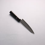 Seisuke AUS10 Miroir Croisé Kiritsuke Petty,Utilité 150mm Manipuler Bois de pakka noir - japanny-FR