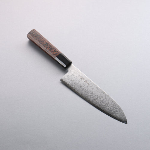 Seisuke VG10 Damas Santoku 180mm Manipuler Wenge - japanny-FR