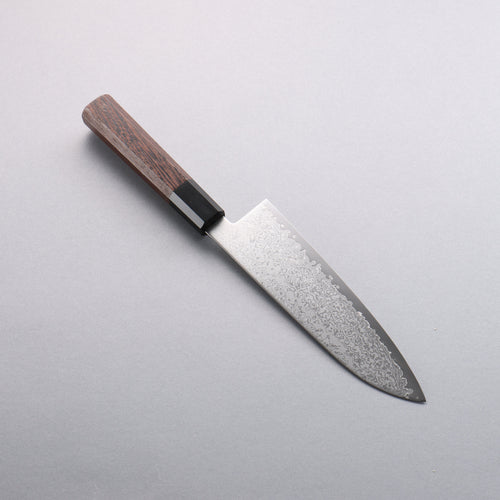 Seisuke VG10 Damas Santoku 180mm Manipuler Wenge - japanny-FR