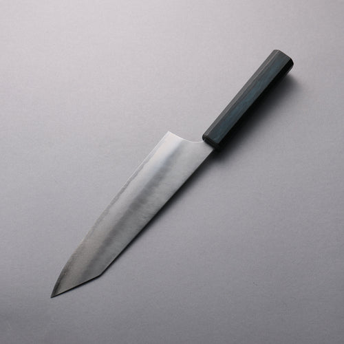 Taiki Kawamoto VG10 Légèrement martelé Gyuto 210mm Manipuler Bois de couleur indigo - japanny-FR