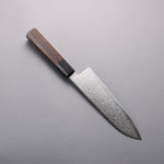 Seisuke SG2 Damas Migaki Terminé Santoku 180mm Manipuler Wenge - japanny-FR