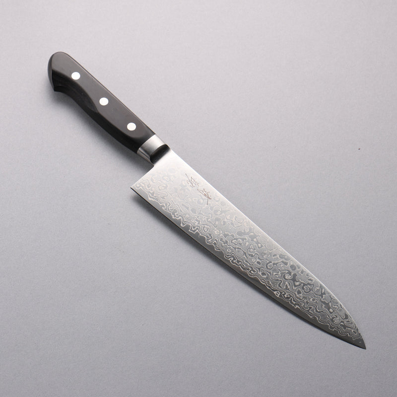 Seisuke AUS10 45 Couche de Damas Gyuto  210mm Bois de pakka noir Manipuler - japanny-FR