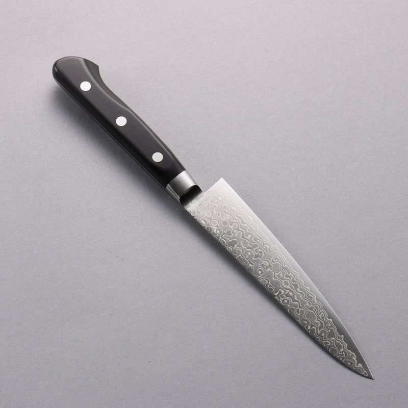 Seisuke AUS10 45 Couche de Damas Migaki Terminé Petite-utilité  135mm Bois de pakka noir Manipuler - japanny-FR