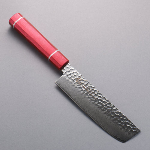 Sakai Takayuki VG10 33 Couche de Damas Nakiri  160mm Chêne vivant laqué (Kouseki) Manipuler - japanny-FR