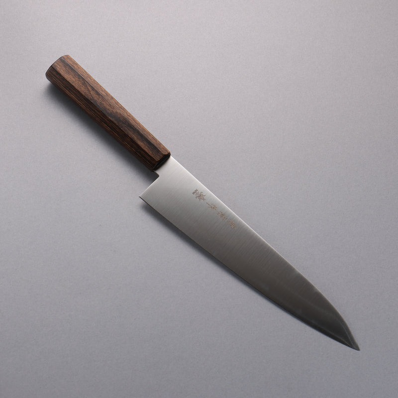 Kanetsune Ichizu VG10 Gyuto  210mm Bois de Pakka marron Manipuler - japanny-FR