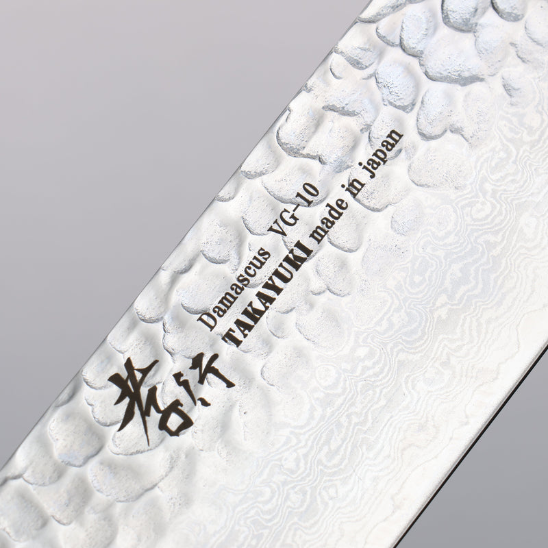 Sakai Takayuki VG10 33 Couche de Damas Nakiri  160mm Chêne vivant laqué(Saiseki) Manipuler - japanny-FR