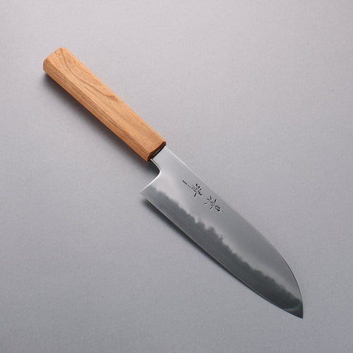 Kagekiyo Le meilleur Acier Blanc Santoku 170mm Manipuler Fleurs de cerisier  avec Gaine - japanny-FR