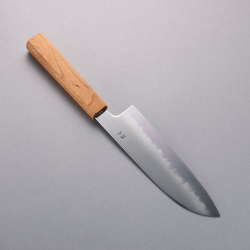 Kagekiyo Le meilleur Acier Blanc Santoku 170mm Manipuler Fleurs de cerisier  avec Gaine - japanny-FR