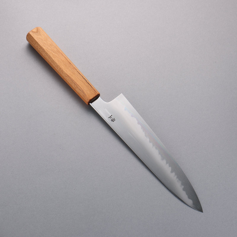 Kagekiyo Le meilleur Acier Blanc Gyuto 210mm Manipuler Fleurs de cerisier  avec Gaine - japanny-FR