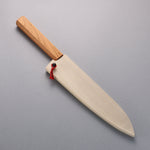 Kagekiyo Le meilleur Acier Blanc Gyuto 210mm Manipuler Fleurs de cerisier  avec Gaine - japanny-FR