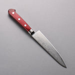 Seisuke VG10 33-Couches Damas Petite-utilité 135mm Manipuler Bois de pakka rouge - japanny-FR