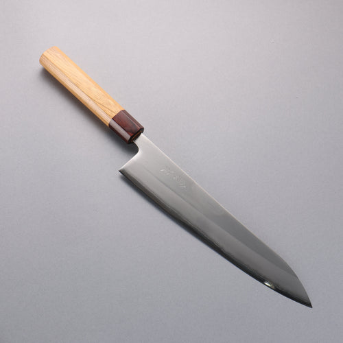 Oul Acier Blanc No.1 Gyuto 240mm Manipuler Keyaki (orme japonais) - japanny-FR