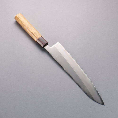 Oul Acier Blanc No.1 Gyuto 240mm Manipuler Keyaki (orme japonais) - japanny-FR