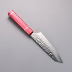 Sakai Takayuki VG10 33 Couche de Damas Kengata Santoku  160mm Chêne vivant laqué (Kouseki) Manipuler - japanny-FR