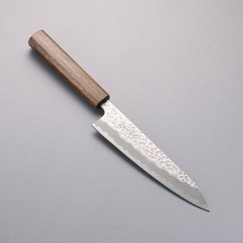 Oul Acier Blanc No.1 Martelé Gyuto 180mm Manipuler Chêne - japanny-FR