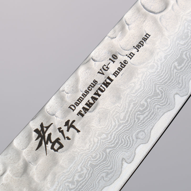 Sakai Takayuki VG10 33 Couche de Damas Petite-utilité  150mm Chêne vivant laqué (Kouseki) Manipuler - japanny-FR