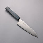 Seisuke Super Bleu Migaki Polish Terminé Santoku 180mm Laqué bleu Manipuler - japanny-FR