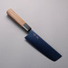 Seisuke Acier SK-85 Ion plating Nakiri 160mm Teck (virole : Plastique noire) Manipuler - japanny-FR