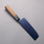 Seisuke Acier SK-85 Ion plating Nakiri 160mm Teck (virole : Plastique noire) Manipuler - japanny-FR