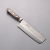 Seisuke AUSB Martelé Nakiri  165mm Bois de Pakka marron Manipuler - japanny-FR