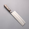 Seisuke AUSB Martelé Nakiri  165mm Bois de Pakka marron Manipuler - japanny-FR