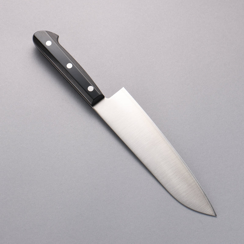 Seisuke SLD Migaki Polish Terminé Santoku 180mm Bois de pakka noir Manipuler - japanny-FR