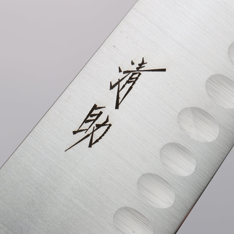 Seisuke Acier suédois Gyuto Saumon  210mm Bois de pakka noir Manipuler - japanny-FR