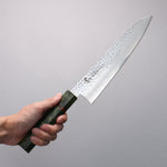 Sakai Takayuki VG10 33 Couche de Damas Gyuto Couteau Japonais 240mm Bois stabilisé Manipuler - japanny-FR