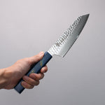 Sakai Takayuki VG10 33 Couche de Damas Kengata Santoku  160mm Chêne vivant laqué(Saiseki) Manipuler - japanny-FR