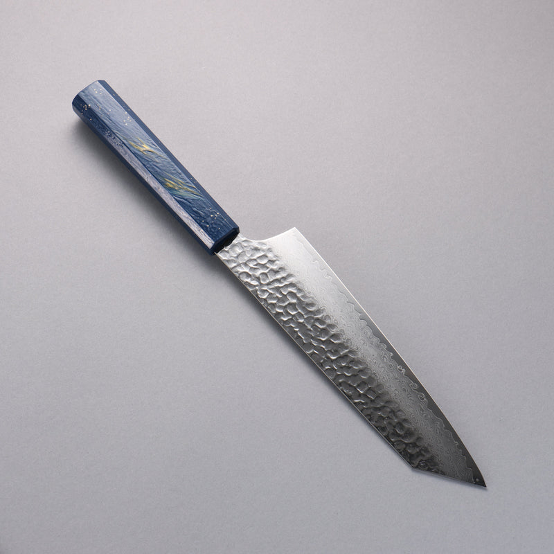 Sakai Takayuki VG10 33 Couche de Damas Kengata Gyuto  190mm Chêne vivant laqué(Saiseki) Manipuler - japanny-FR