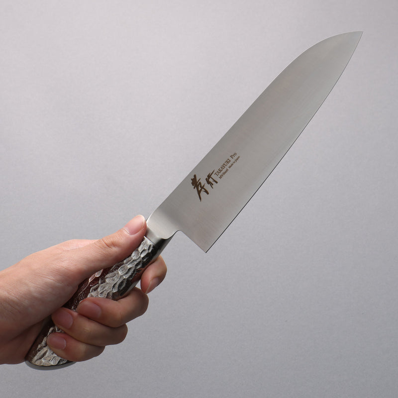 Sakai Takayuki IINOX PRO  Molybdène Santoku  180mm - japanny-FR