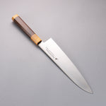 Sakai Takayuki Antarès Topaze Uddeholm Acier suédois résistant aux taches Gyuto  240mm Wengé (Double Anneau Jaune) Manipuler - japanny-FR