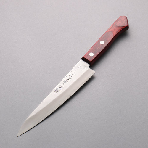 Nao Yamamoto Acier argenté NO.3 Nashiji Petite-utilité 160mm Manipuler Bois de pakka rouge - japanny-FR