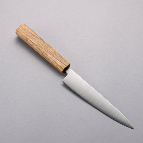 Seisuke Acier argenté NO.3 Migaki Polish Terminé Petite-utilité 150mm Manipuler Chêne blanc - japanny-FR