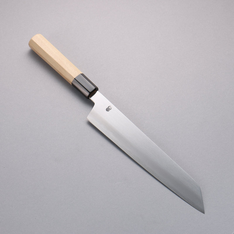 Kikuzuki Acier Blanc No.2 Kasumitogi Kirituke Gyuto  240mm Magnolia Manipuler - japanny-FR