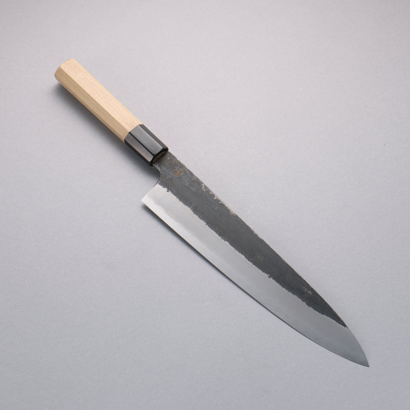 Kikuzuki Acier Blanc No.2 Finition noire Gyuto  270mm Magnolia Manipuler - japanny-FR