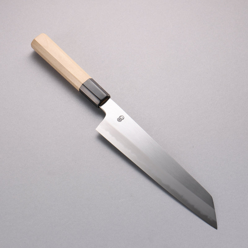 Kikuzuki Acier Blanc No.2 Kasumitogi Kirituke Gyuto  210mm Magnolia Manipuler - japanny-FR