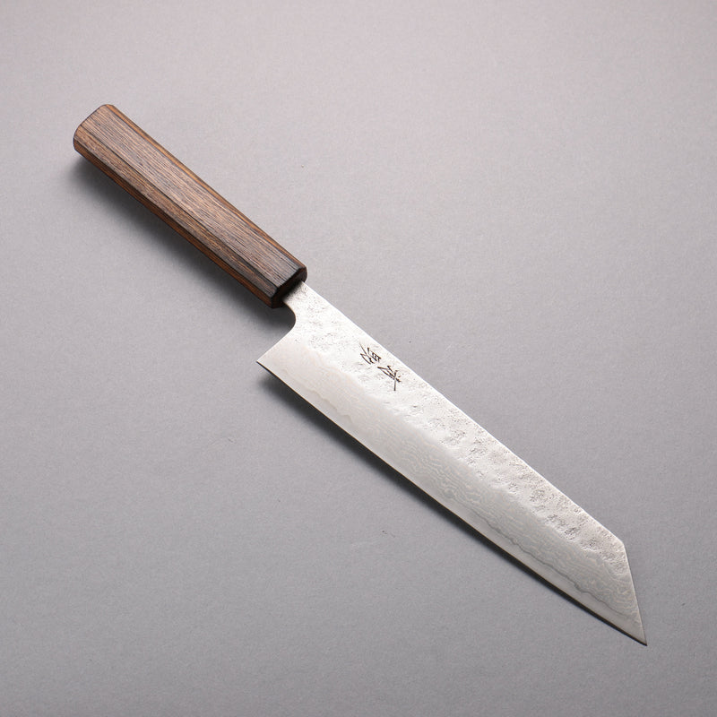 Seisuke Acier Inoxydable 440C Damaacus martelé Kirituke Gyuto 210mm Manipuler Chêne - japanny-FR