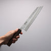 Seisuke Acier Inoxydable 440C Damaacus martelé Kirituke Gyuto 210mm Manipuler Chêne - japanny-FR