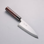 Seisuke Acier Bleu Kasumitogi Deba  150mm Bois de rose Manipuler - japanny-FR