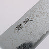 Seisuke Kagami2 AUS10 Finition miroir Damas Santoku 180mm Manipuler Bois de pakka rouge - japanny-FR