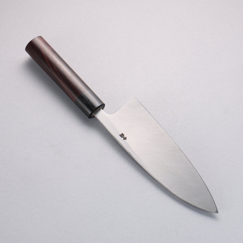 Seisuke Acier Bleu Kasumitogi Deba  180mm Bois de rose Manipuler - japanny-FR