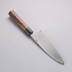 Seisuke Acier Blanc Kasumitogi Funayuki  180mm Bois de rose Manipuler - japanny-FR