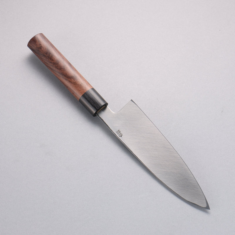 Seisuke Acier Blanc Kasumitogi Funayuki  180mm Bois de rose Manipuler - japanny-FR