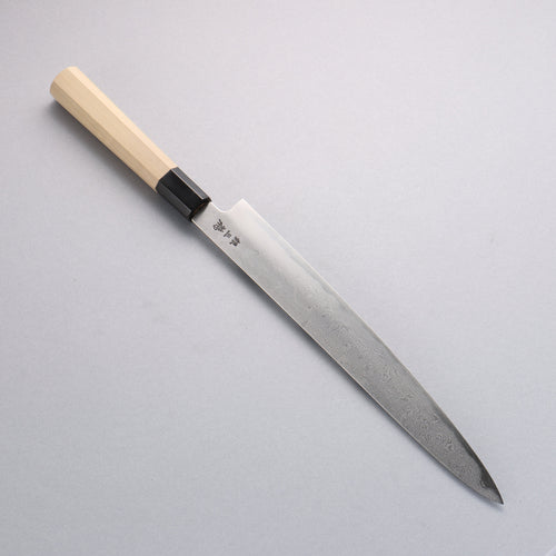 Sakai Takayuki Acier argenté NO.3 Damas Sujihiki  270mm Manipuler - japanny-FR