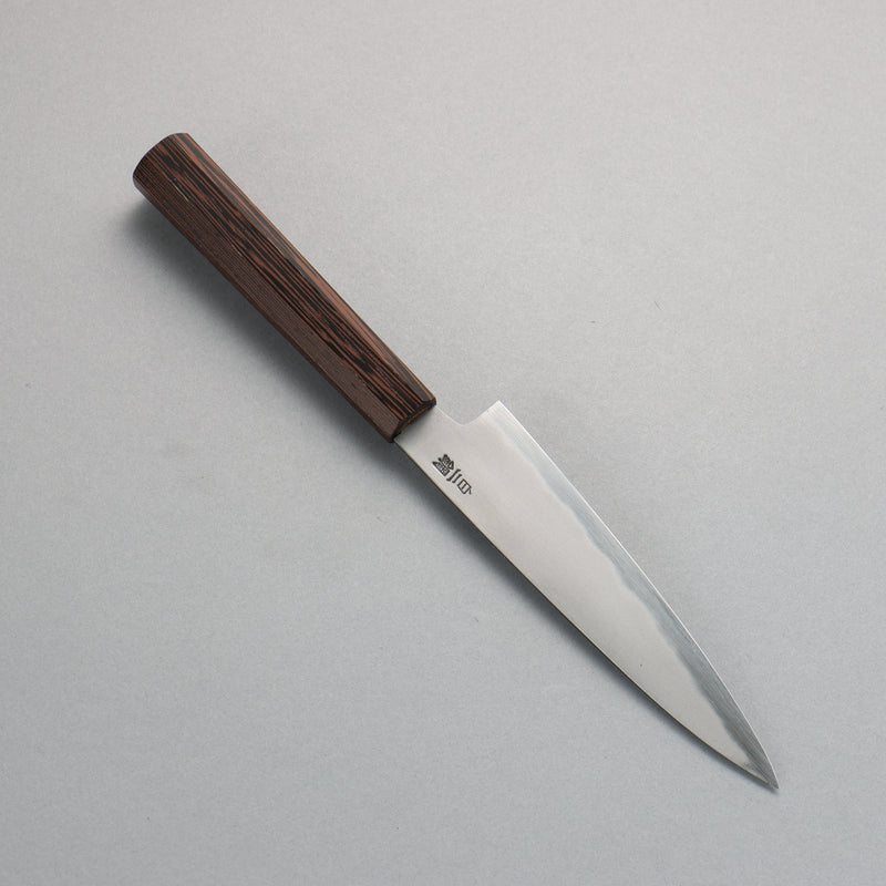 Sakai Takayuki Sanpou Acier Blanc No.2 mat Petite-utilité 150mm Wenge Manipuler - japanny-FR