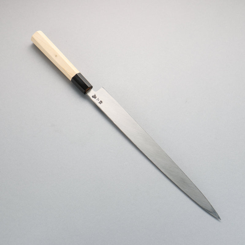 Sakai Takayuki Série Chef Acier argenté NO.3 Fuguhiki  300mm Magnolia Manipuler - japanny-FR