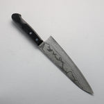 Shigeki Tanaka VG10 17-Couches Damas Gyuto 210mm Manipuler Bois de pakka noir - japanny-FR