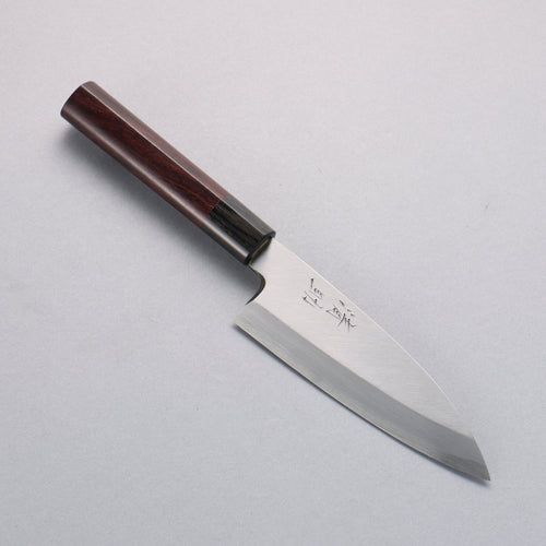 Seisuke Acier Blanc Kasumitogi Funayuki  150mm Bois de rose Manipuler - japanny-FR